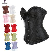 Victorian Bustier Top Plus Size Women's Underwear Outfit Boomyinglam Cloth Gaine Amincissante Latex Corset Ann Cherry