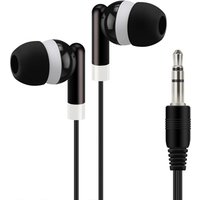 Cheapest Disposable Gift Headphone 3.5 mm Earbud Earphone For MP3 MP4 Mobile Phone for Travel agency Gift Black Colorful