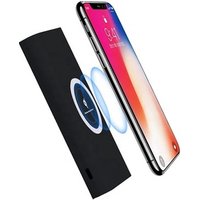 New Arrival 2019 Metal Qi Wireless Charger Power Bank 10000mah for Mobile phone