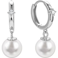 Pearl Drop Earrings S925 Sterling Silver Earring Dangle Drop Hoops for Women Girl Fine Jewelry Silver Earrings Gift