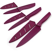 3 Piece Non Stick Kitchen Knife Set PP Handles