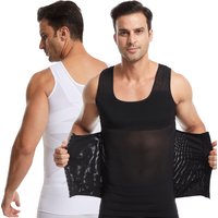 ZEROBODYS W059 280g Men Shaperwear Body Slimming Tank Top Shaper Tight Undershirt Tummy Control Vests