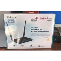 300M ADSL wireless router D-Link DSL-2740M Wireless N300 ADSL2+ Modem Router - 4x 10/100 Fast Ethernet LAN Ports PK TP-LINK