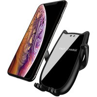 2019 new arrival cat shape infrared wireless car charger mount 10W for mobile phone