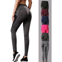 Woman Yoga Fitness Gym Leggins Sports Athletic Jogger Leggings with Pocket