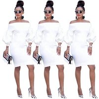 Flare Sleeve OL Casual Dress