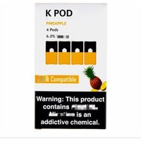 High quality original juuling pods 100% compatible for juuls 4pcs one pack