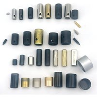 Stock Design Custom logo Black Silver Nickeld Metal Rope End Spring Lock 3mm 4mm 5mm 6mm 7mm 8mm 9mm 10mm Metal Cord Stopper