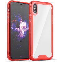 For iPhone xr xs max case shockproof, raised bumper protector crystal gel shock proof phone case for iphone 11 case pc tpu clear