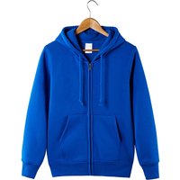 Wholesale Outdoor Custom logo Men's Zipper Hoodie Unisex Cotton Blank Fashion Casual Zip up Hoodies streetwear Hoodie for Men
