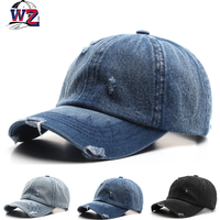 Wholesale New Unisex Vintage Summer Fashion Sunproof Hat Soft Cotton Sports Hat Baseball Hat