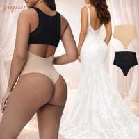 YiQun Custom Wholesale Low Back Tummy Control Plus Size Slimming Thongs Underwear Panties Shapewear for Women