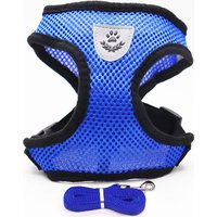 Factory Price Custom Logo No Pull No Choke Adjustable Breathable Air Mesh Dog Pet Vest Harness with Leash