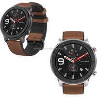 Global Version Amazfit GTR 47mm Smart Watch 5ATM Waterproof Smartwatch 24Days Battery GPS Music Control Leather