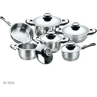 Friendly Stainless Steel Induction Cookware Set Bakelite Handles