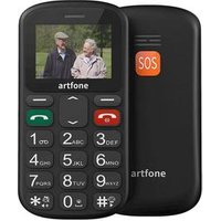 artfone CF241A GSM Clamshell Big Button Mobile Phone for Elderly, Senior Flip Mobile Phone With SOS Button - Black