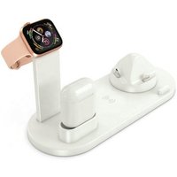 4 in 1 mobile phone wireless charging station Stand Pad with 3 Charging Dock