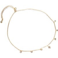 Personalized Classic Minimalist Charms CZ Clavicle Chain S925 Sterling Silver Gold Plated Small Pendant Short Choker Necklace