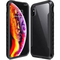 Black Color Shock Protection Clear Protective Case for iPhone Xs Max 6.5 Inch Screen Accept Customized Logo