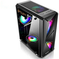 ATX Gaming Case New Design PC Case Tower Computer Chassis Desktop Cabinet C002 Tempered Glass