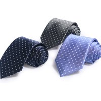 Shengzhou Men's Jacquard Silk Ties Budget-Friendly Polyester for Business Wedding Party