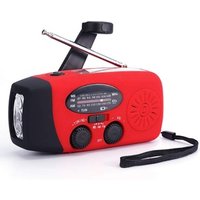 portable mini hand crank radio with Flashlight Survive waterproof emergency kit