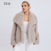Wholesale Fashion Women Fur Coat Winter Women Custom Faux Fur Jacket Warm Faux Fur Coat for Women