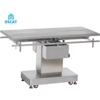 OSCAT Veterinary Equipment Whoel 304 Stainless Steel Electric V-top Full-automatic Constant Temperature Operating Table