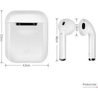 2019 I12 new fashionable earphone headphone wireless earbuds bt 5.0 true tws With Charger Box