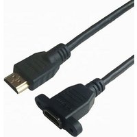 HDMI cable HDMI Female Panel mount extension cable 20cm