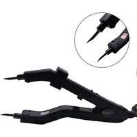 2024 New High-Temperature Keratin Bonding Heat Iron Hair Extensions Mini Heating Tip Adjustable with Strong Hold Long Connectors