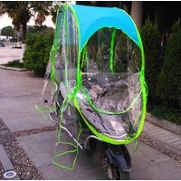 Bike Umbrella 190T 10K Chinlon Silver Coating Portable Sunshade Rain Wind Water Proof Full Cover Motorcycle Umbrella
