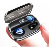 TWS Bluetooth 5.0 Earphone Mini True Wireless Headphone Headset In-Ear Waterproof Sport Earbuds With Charging Case
