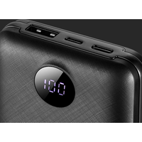 j Free Sample 10000mAh lightweight small size with LED light Li-Polymer high capacity slim power bank