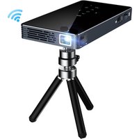 Mini Projector with Android 7.1 System DLP PICO Projector for Iphone and Smartphone