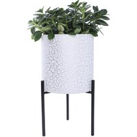 Hand Printed Ceramic Indoor Plant Pot Stand