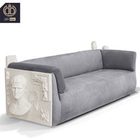 Modern Luxury Boca Sculpture Velvet Sofa New Design Art Furniture Deco for Villa Use