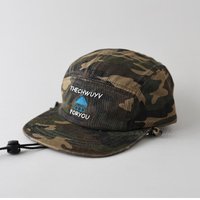 Men Cotton Snapback Cap Camo 5 Panel Hats Fishing Camping Tourist Hats Outdoor Tactical Camouflage Baseball Caps with String