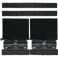 2PCS Tactical Vest Quick Release Buckle Set Single Point Disconnect Side Molle Kit with Hook& Loop Fastener for JPC CPC NCP Vest