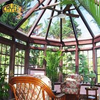 China Manufacturer design house Sunroom Winter Garden House