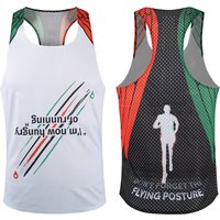 Custom Cycling Clothes Welded Seamless Racing Marathon Singlet Vest Sleeveless tank Top for Run Marathon Triathlon