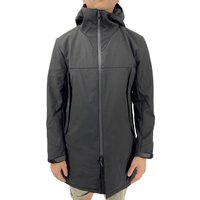 Men's Casual Plus Size Waterproof Softshell Hooded Windbreaker Lightweight Long Jacket Zipper Active Outdoor Trench Coat M-XXXL