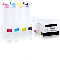 OCBESTJET Ciss for HP 932 933 Ciss Kit Use for HP Officejet 6600 6100 6700 7110 7612 7610 7510 7512 Printer