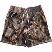 Best High Quality Wholesale Above Knee Double Layer Lining Tree Camo Sports Gym Basketball Unisex Men Custom Mesh Shorts for Men