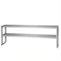 Stainless Steel Work Table Top Shelf/Table Top Display Rack/Stainless Steel Storage 2 Tiers Over Shelf for Work Table Top Shelf