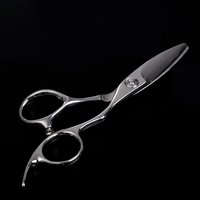 4.5 Inch Mini Japanese 440C Barber Beard Nose Hair Shears Small Scissors Stainless Steel Professional Beauty Salon Use