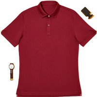2023 Bosha Men's Custom Casual Polo Shirt 100% Cotton Quick Dry Knitted Fabric Solid Pattern Short Sleeve ODM Supply
