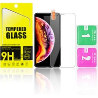 100 packs Anti fingerprint tempered glass phone screen protector for iphone