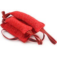 Durable Bite Resistant Dog Tug Toy with Handle | Stuffed Interactive Pillow for Chewing & Tugging Games