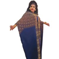 Elegant African Dresses for Women Plus Size Luxury African Islamic Clothing Rhinestone African Dresses for Women's Clothin